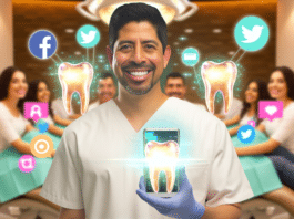 marketing digital para dentistas Dentista Sonriente Marketing Digital en Clínica Dental Moderna